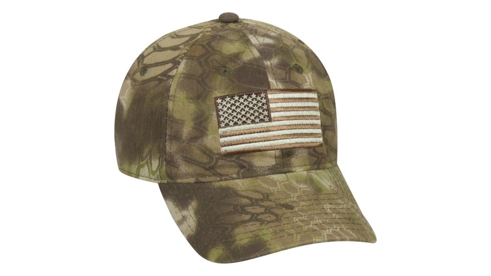 Outdoor Cap Kryptek Flag Cap Low Profile, Highlander, One Size, 120159