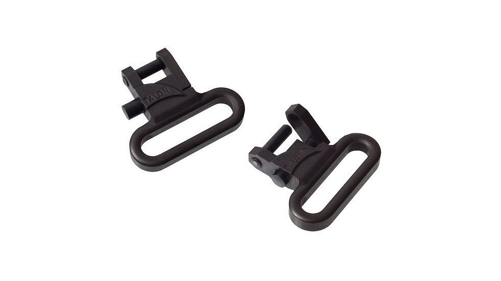Outdoor Connection 1 1/4" Black One Piece Sling Swivels TAL79401