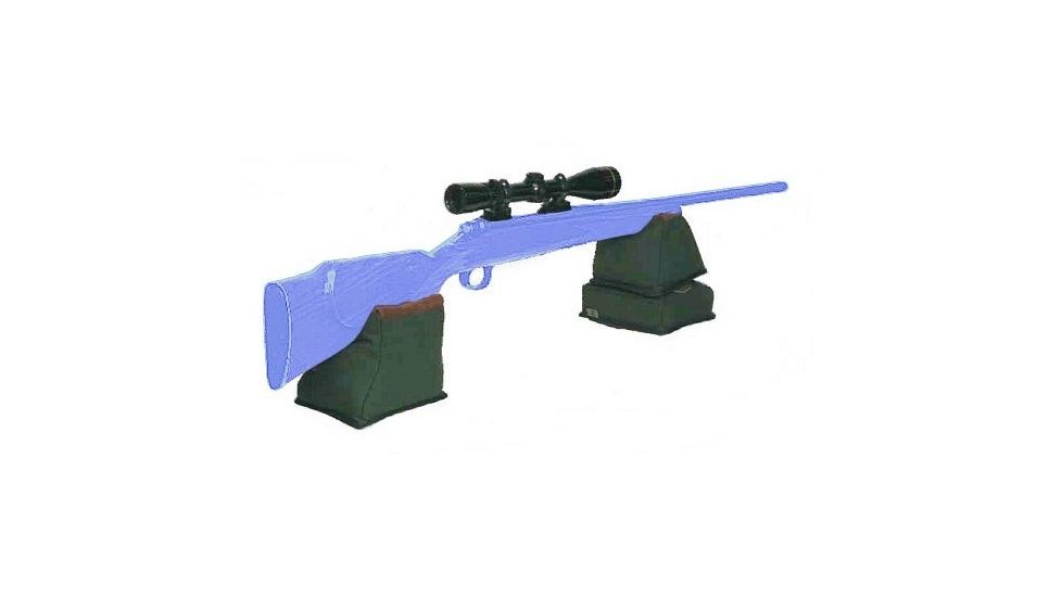 Outdoor Connection 3 Piece Canvas/Leather Bench Rest Bags 28030, EDEMO1