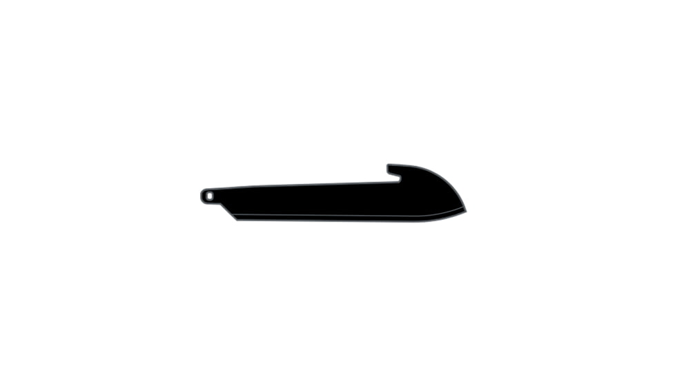 Outdoor Edge Cutlery Replacement Blades, 3 in, 420J2 Stainless Steel, Black Oxide, Sheepsfoot, Plain Edge, 6-pack, RRSF30K6C