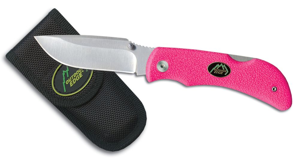 Outdoor Edge Cutlery Grip Babe Knife, Pink, One size GP-30