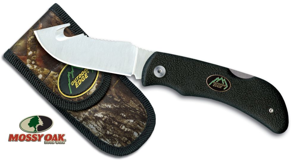 Outdoor Edge Cutlery Grip Hook Knife, Black, One size GH-40