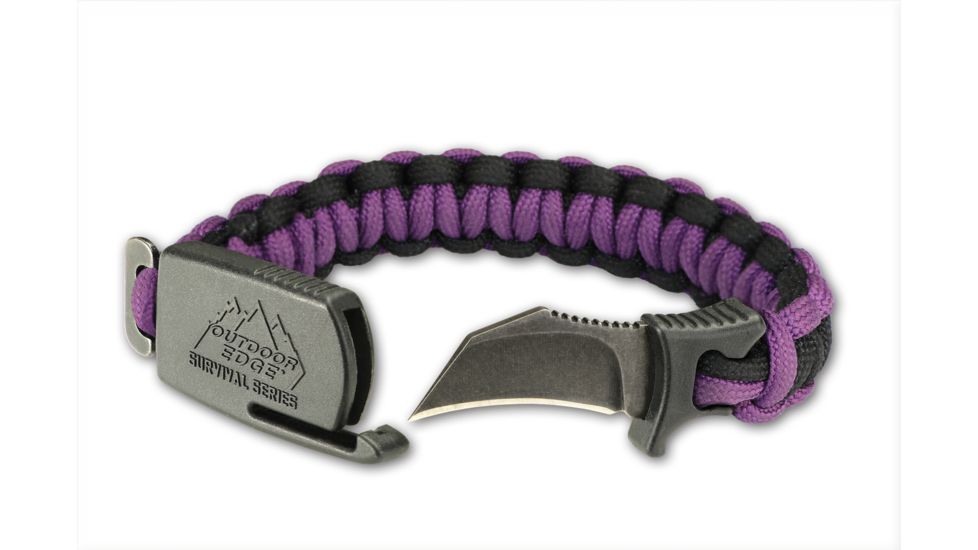 Outdoor Edge Cutlery Para-Claw - Small 5.8-6.5 Blister, Purple/Black, PCP-75C