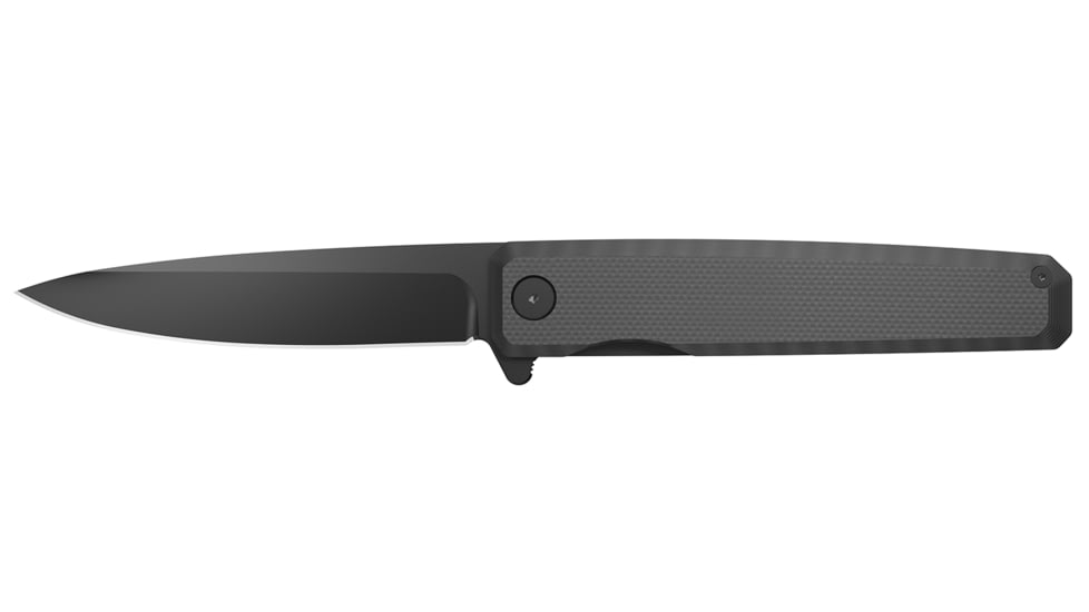 Outdoor Edge Cutlery Peleus Folding Knife, 3.1in, 8Cr13MoV Stainless Steel, Clip Point Blade, G10, Black Handle, PL2C