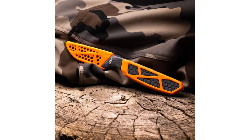 Outdoor Edge Cutlery RAZOR APX Folding Knife, 2.5in, Japanese 420J2 Stainless Steel, Drop Point Blade, Aluminum, Anodized Orange, APX255C