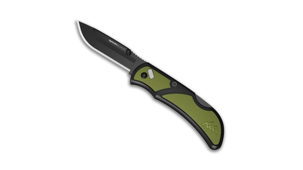 Outdoor Edge Cutlery Outdoor Edge Razor Edc Lite 2.5 Od Green Pms 2 Blk Blades