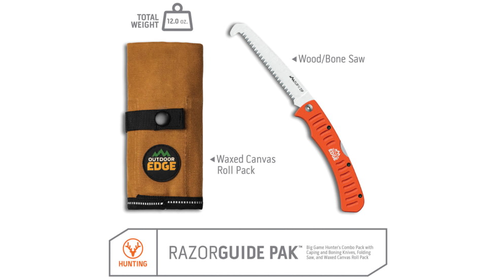 Outdoor Edge Cutlery Razor Guide Pack, Orange, RGP-1