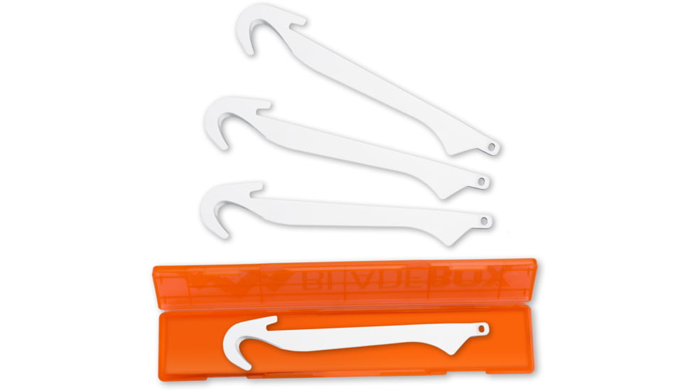 Outdoor Edge Cutlery Razor-Safe Knife, 4-Blade Combo Set, 3.5in, Stainless Steel, RRG-4