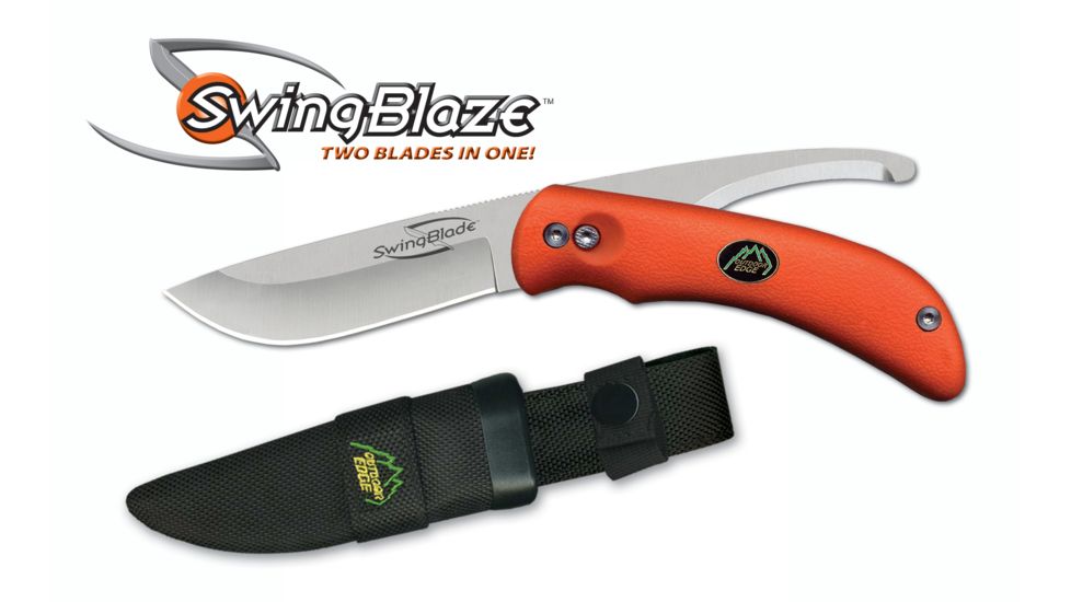 Outdoor Edge Cutlery SwingBlaze Knife, Orange, One size SZ-20N