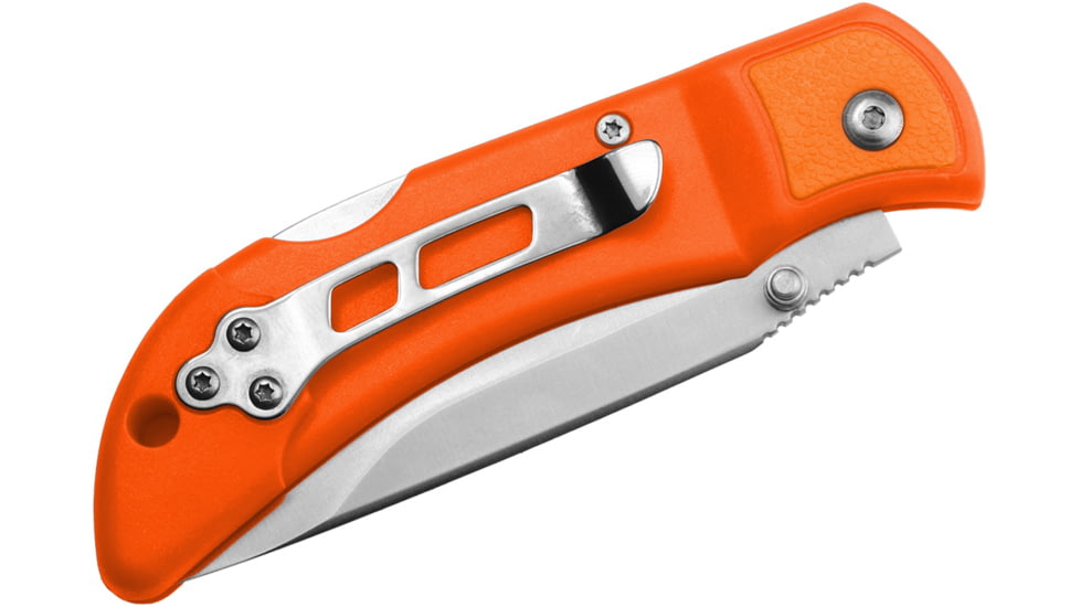 Outdoor Edge Cutlery Trailblaze Folding Blade Knife, 2.5in, Orange Handle, TB-25C