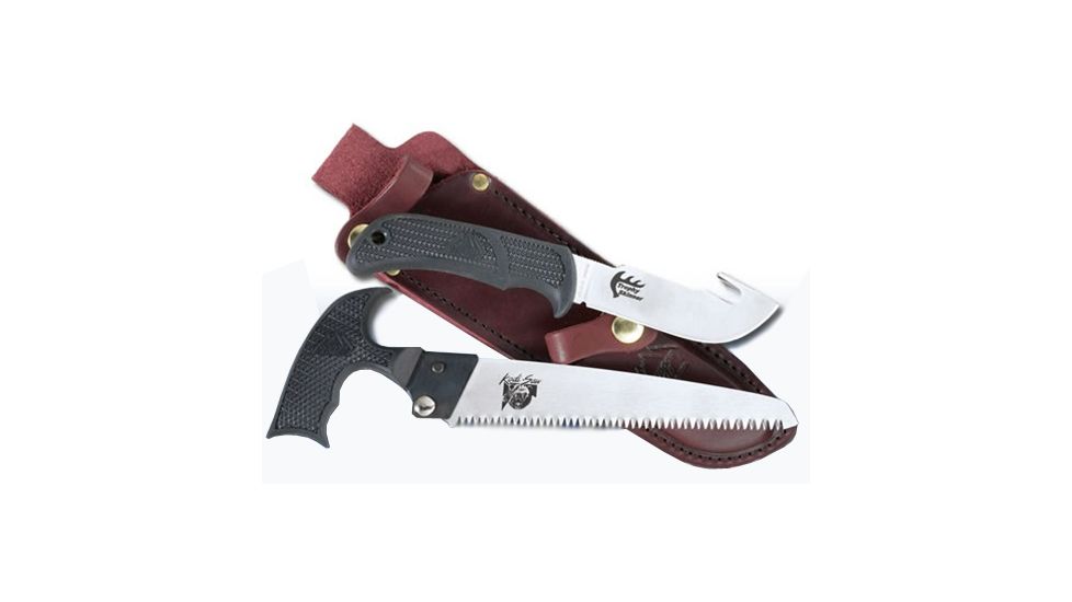 Outdoor Edge Cutlery Trophy-Pak Knife/Saw Combo, Clampack, 3.5in. Blade 102014