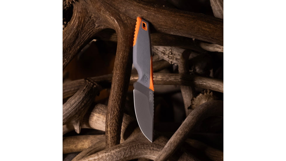 Outdoor Edge Cutlery Vantex Folding Knife, 4in, 7CR17MOV Stainless Steel, Drop Point Blade, Glass-Filled Nylon Handle, VNTXDPC