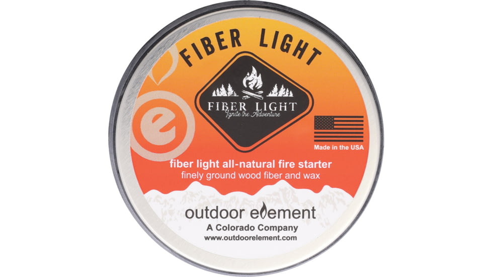 Outdoor Element Fiber Light Original Round Tin, ODEFBRO
