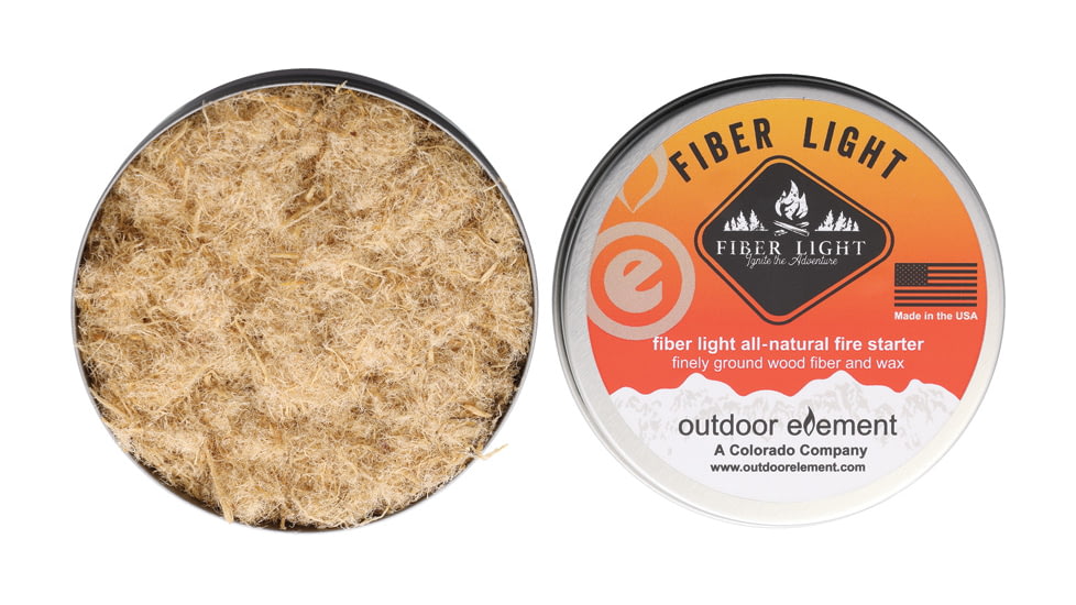 Outdoor Element Fiber Light Original Round Tin, ODEFBRO
