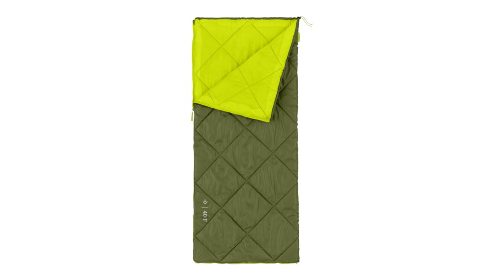 Outdoor Products 40F Regular Sleeping Bag, Green, 50031