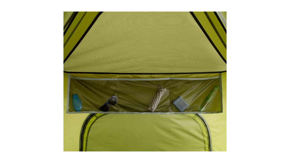 Outdoor Products 6 Person Instant Cabin Tent w/ Extended Eave, Green/Olive Green, 50027