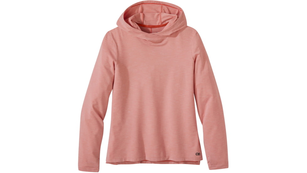 Outdoor Research ActiveIce Spectrum Sun Hoodie - Womens, Guava Heather, Extra Small, 2876612116005