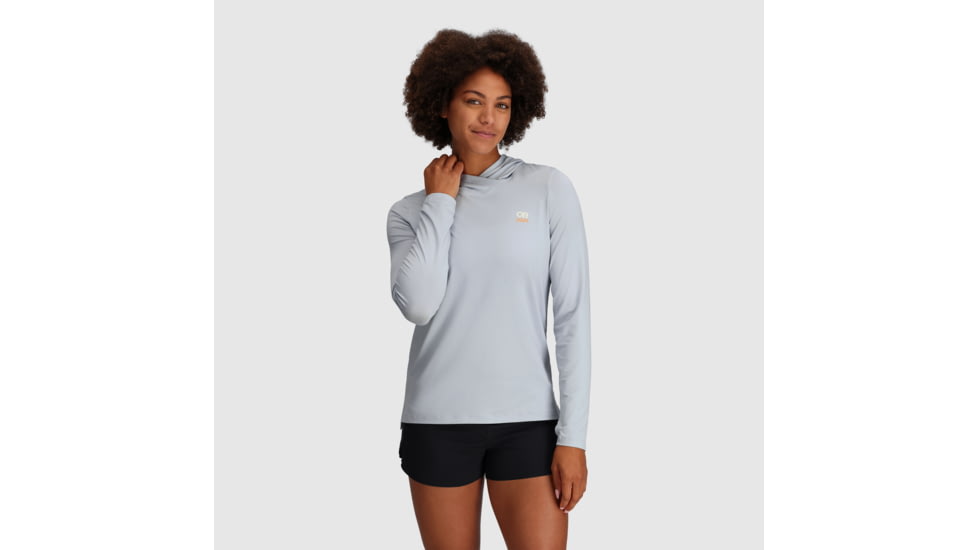 Outdoor Research ActiveIce Spectrum Sun Hoodie - Womens, Titanium, 2XL, 2876611077010