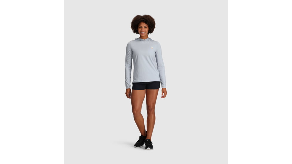Outdoor Research ActiveIce Spectrum Sun Hoodie - Womens, Titanium, 2XL, 2876611077010