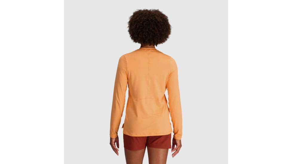 Outdoor Research ActiveIce Spectrum Sun Long Sleeve Tee - Womens, Orange Fizz, S, 2876602279006