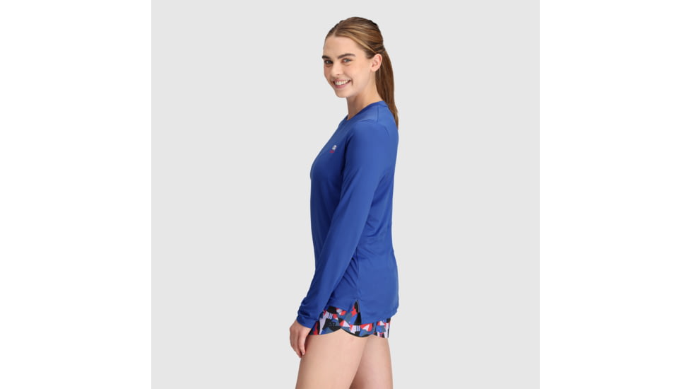 Outdoor Research ActiveIce Spectrum Sun Long Sleeve Tee - Womens, Ultramarine, XS, 2876602276005