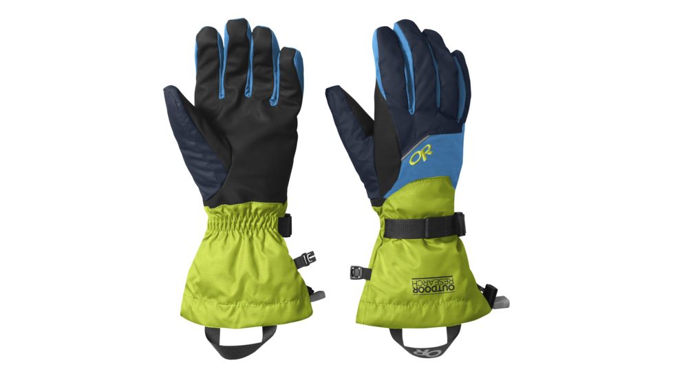 Outdoor Research Adrenaline Gloves - Mens, Night/Lemongrass/Tahoe, Extra Large 243248-1159009