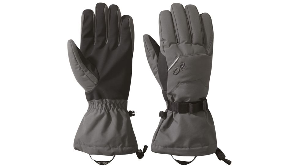 Outdoor Research Adrenaline Gloves - Mens, Charcoal, Small, 2432480890006