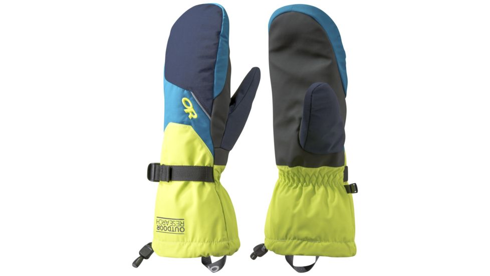 Outdoor Research Adrenaline Mitts - Men's-Large-Night/Lemongrass/Tahoe
