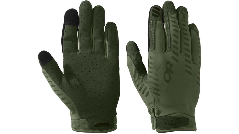 Outdoor Research Aerator Sensor Gloves - Mens, Sage Green, Small, 2432390610006