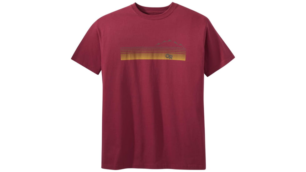 Outdoor Research Ally Short Sleeve Tee - Men's, Retro Red, Small, 2760720480006