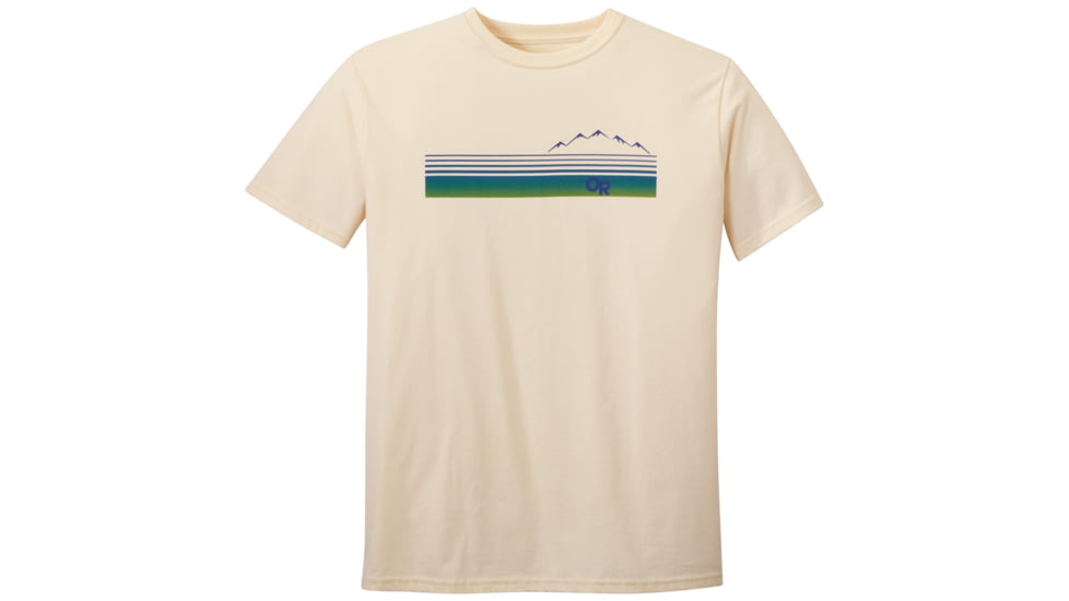 Outdoor Research Ally Short Sleeve Tee - Men's, Sand, Small, 2760720910006