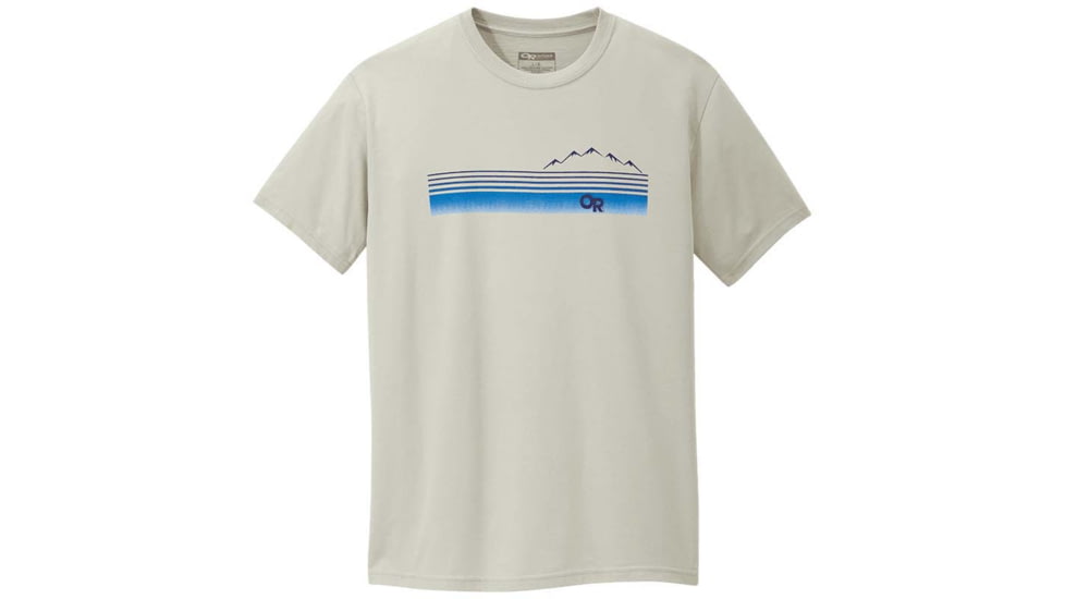 Outdoor Research Ally Short Sleeve Tee - Mens, Slate, Small, 2760720930006
