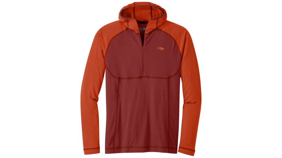 Outdoor Research Alpine Onset Hoody - Mens, Firebrick/Burnt Orange, S, 2681281382006