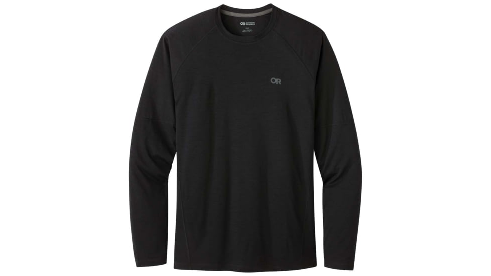 Outdoor Research Alpine Onset Merino 150 Crew - Mens, Black, Large, 2832110001008