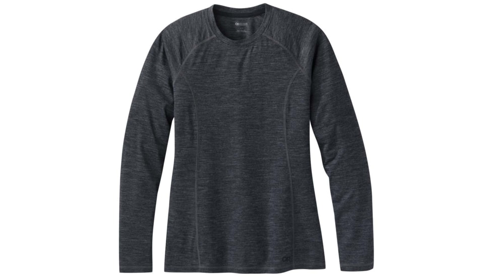 Outdoor Research Alpine Onset Merino 150 Crew - Womens, Charcoal Heather, Large, 2832220893008
