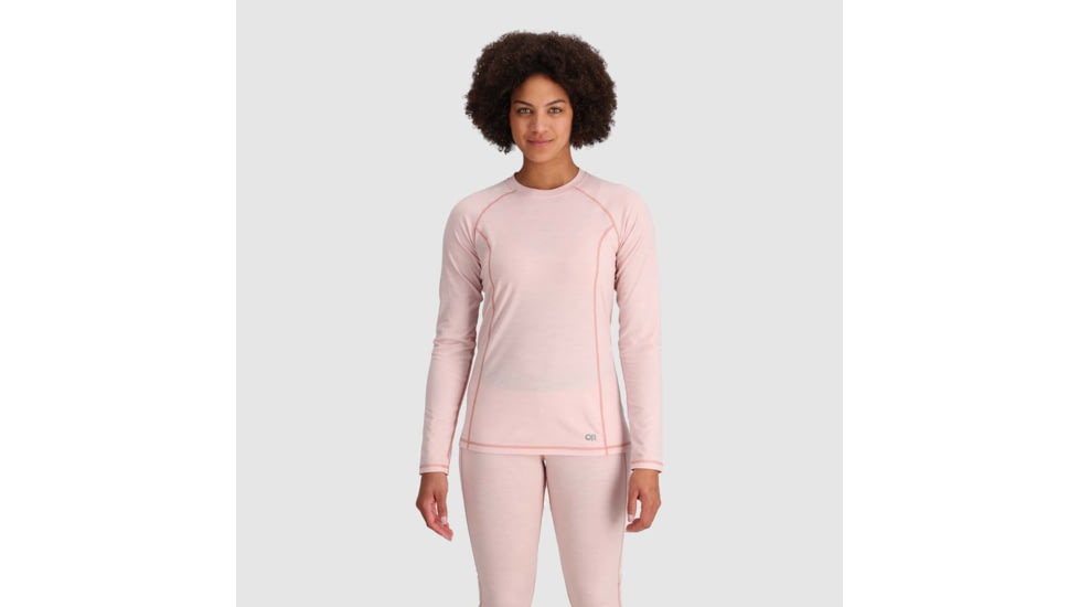 Outdoor Research Alpine Onset Merino 150 Crew - Womens, Sienna Heather, Small, 2832222550006