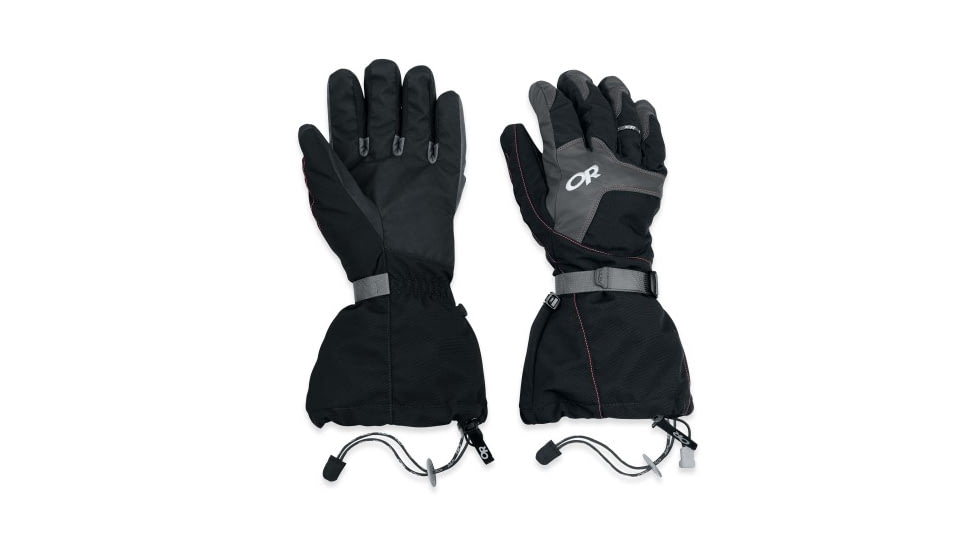 Outdoor Research Alti Gloves - Men's-Black/Charcoal-Small