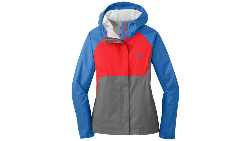 Outdoor Research Apollo Jacket - Womens, Wave/Samba/Pewter, Medium, 2691851721007