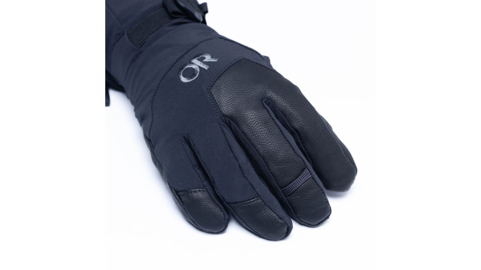 Outdoor Research Arete Modular Gore-Tex Gloves - Mens, Black, Medium, 3221620001007