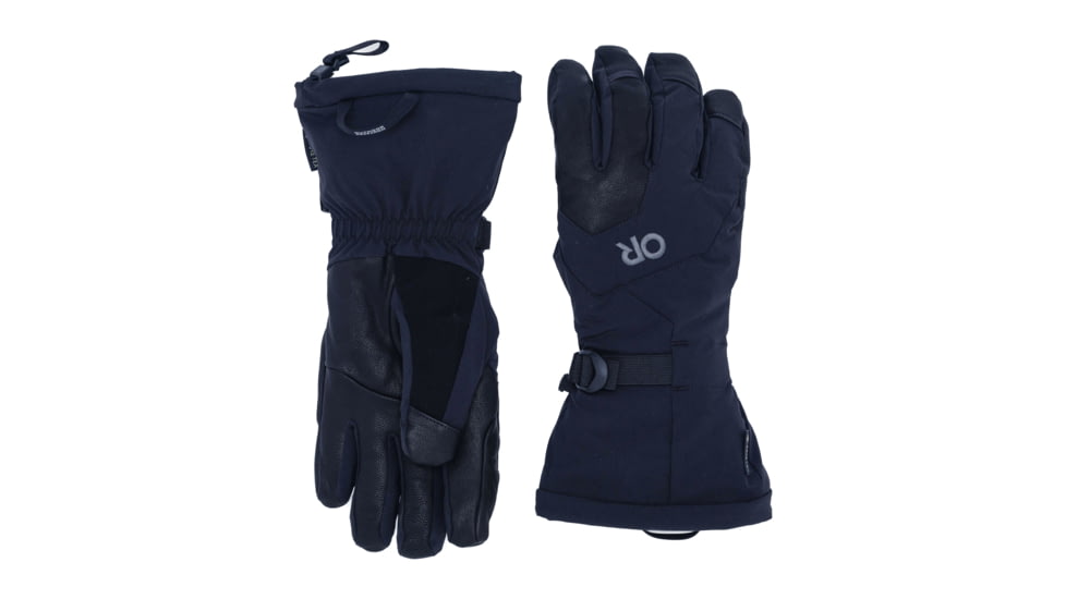 Outdoor Research Arete Modular Gore-Tex Gloves - Mens, Black, Medium, 3221620001007