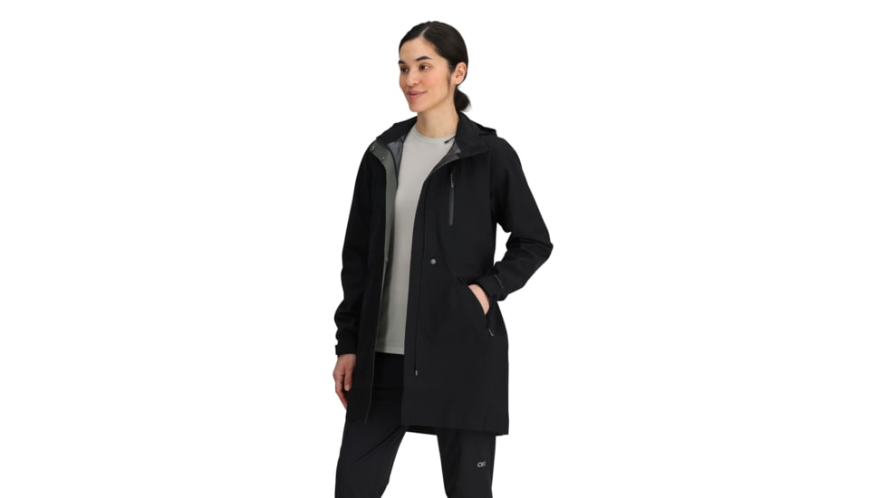 Outdoor Research Aspire 3L Trench - Womens, Black, Extra Large, 3221100001-XL