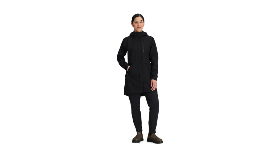 Outdoor Research Aspire 3L Trench - Womens, Black, Extra Large, 3221100001-XL