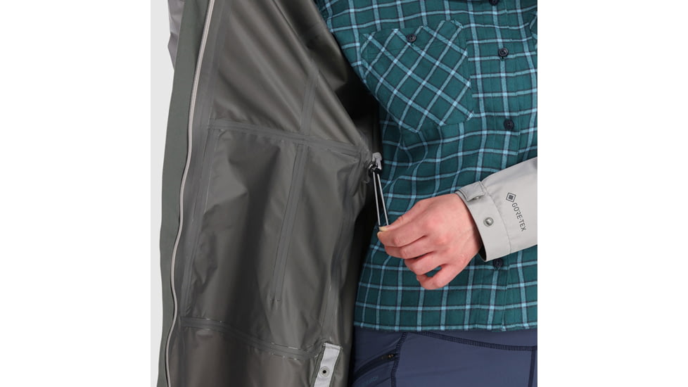 Outdoor Research Aspire Trench - Women's, Large, Ash, 2876220920008