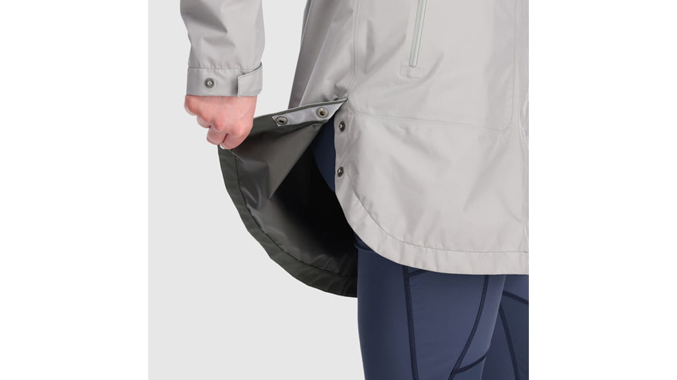 Outdoor Research Aspire Trench - Women's, Large, Ash, 2876220920008