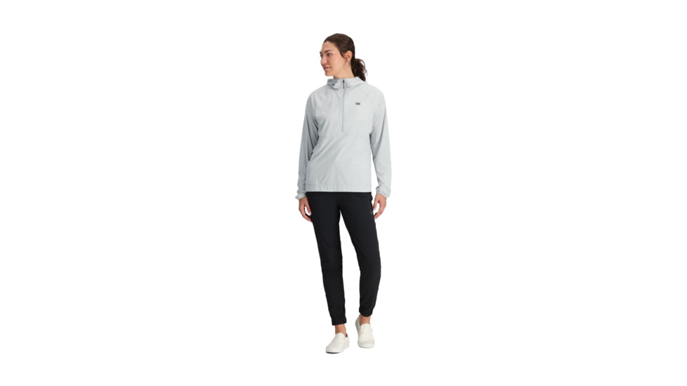 Outdoor Research Astroman Air Sun Hoodie - Womens, Pebble, Extra Small, 3008561569005