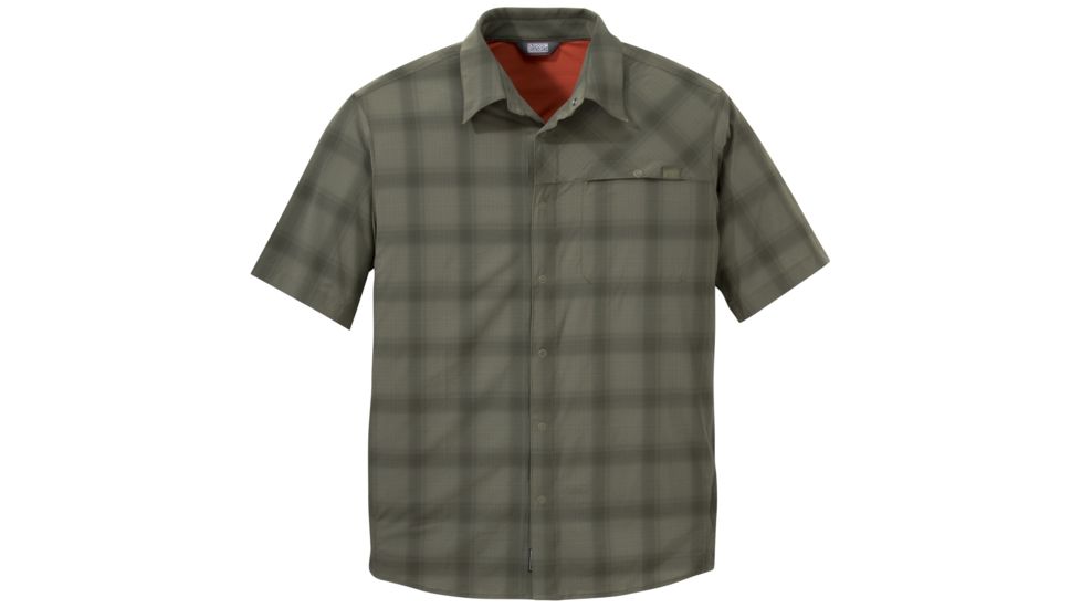 Outdoor Research Astroman Short Sleeve Sun Shirt, Men's, Fatigue, XXL 242849-fatigue-XXL