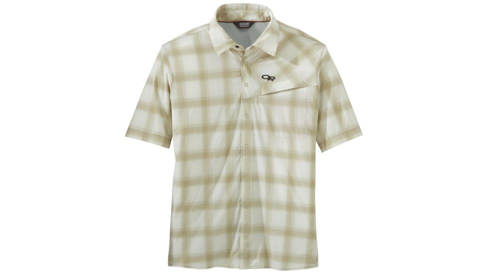 Outdoor Research Astroman Sort Sleeve Sun Shirt - Mens, Hazelwood, Small, 2692241423006