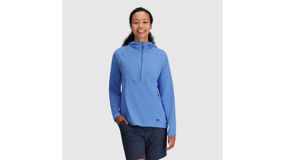 Outdoor Research Astroman Sun Hoodie - Womens, Iceberg, M, 2799812277007