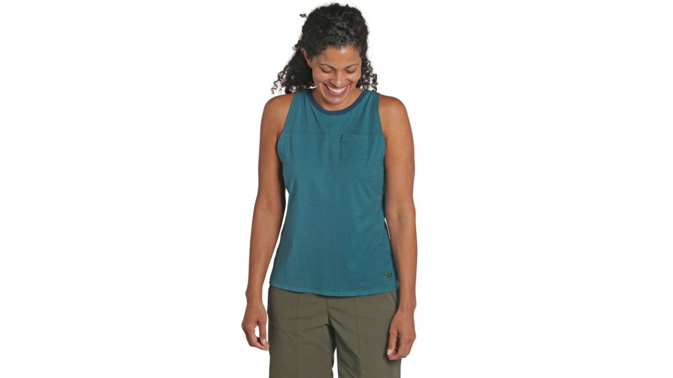 Outdoor Research Axis Tank - Womens, Washed Peacock, Extra Small, 2692521272005