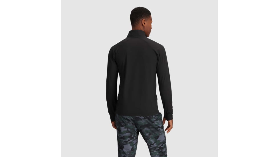 Outdoor Research Baritone Quarter Zip - Mens, Black, 2XL, 3004980001010